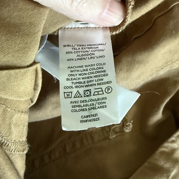 LOFT Tan Wide leg Trousers, Sz 14 - Picture 6 of 6